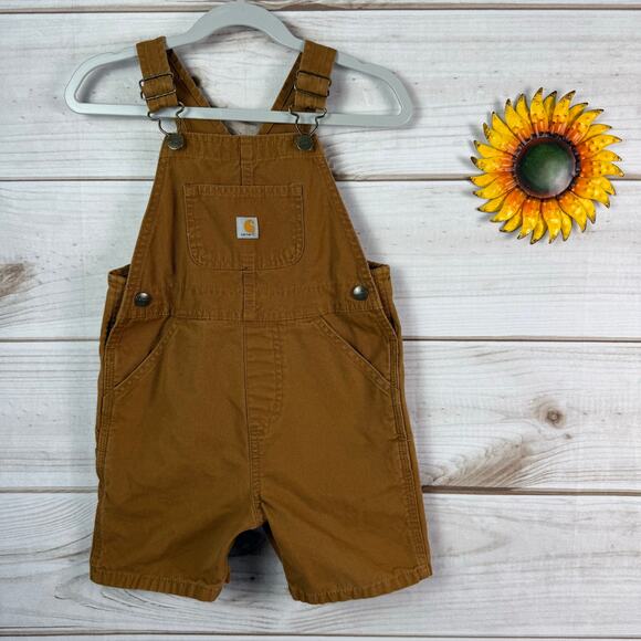 Carhartt Other - carhartt toddler shorty bib overalls 4T